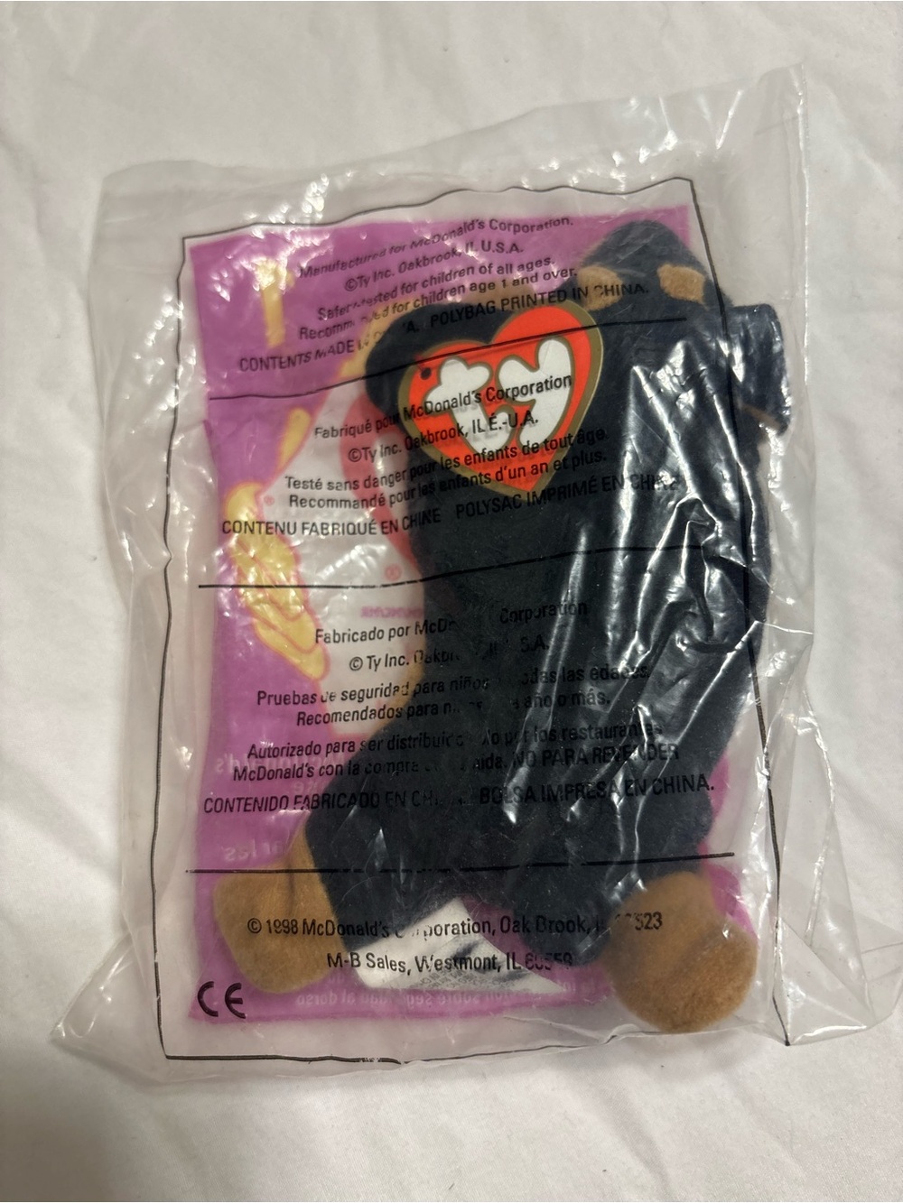 1998 McDonald's Happy Meal Toy DOBY THE DOBERMAN Animal #1 - Sealed in Package